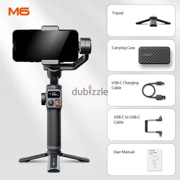 Hohem iSteady M6 Kit Handheld Gimbal with AI Fill Light 2