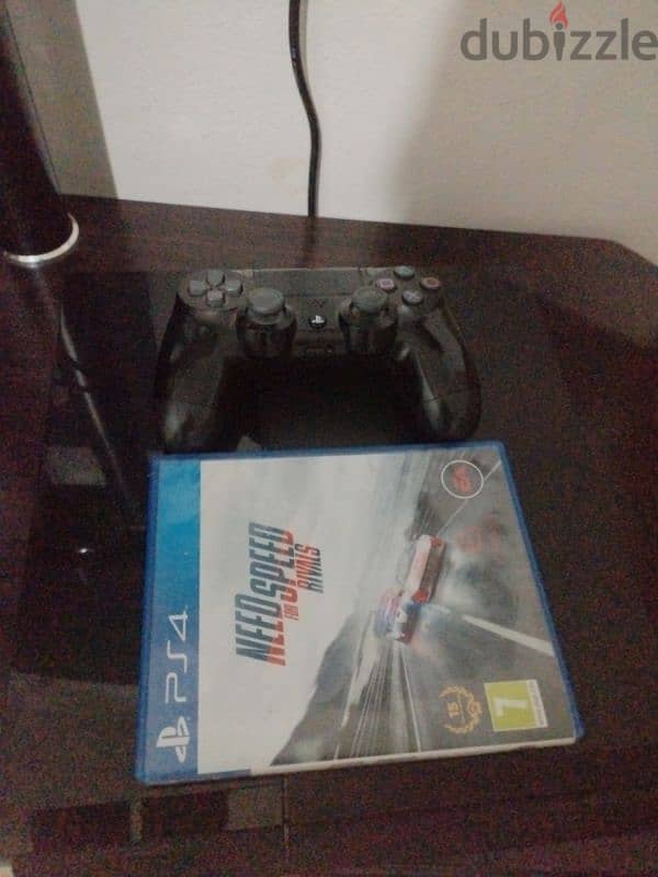 play station 4 for sale and 1 joystick and one game need for speed 2