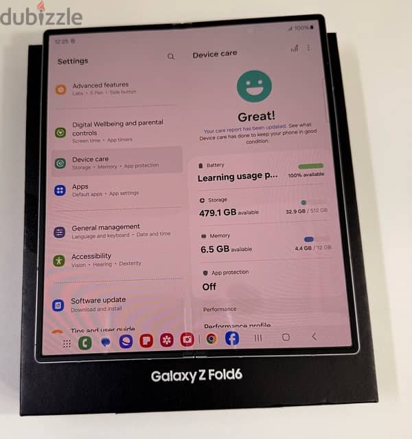 Samsung Galaxy Z Fold 6 5G 512 GB Silver Shadow Used ! 7