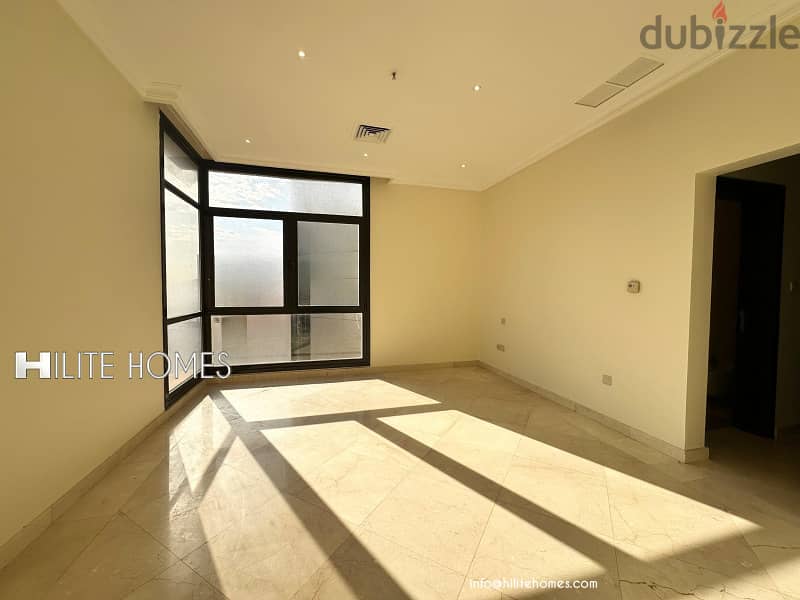 Sea view three bedroom apartment for rent in Salmiya 6