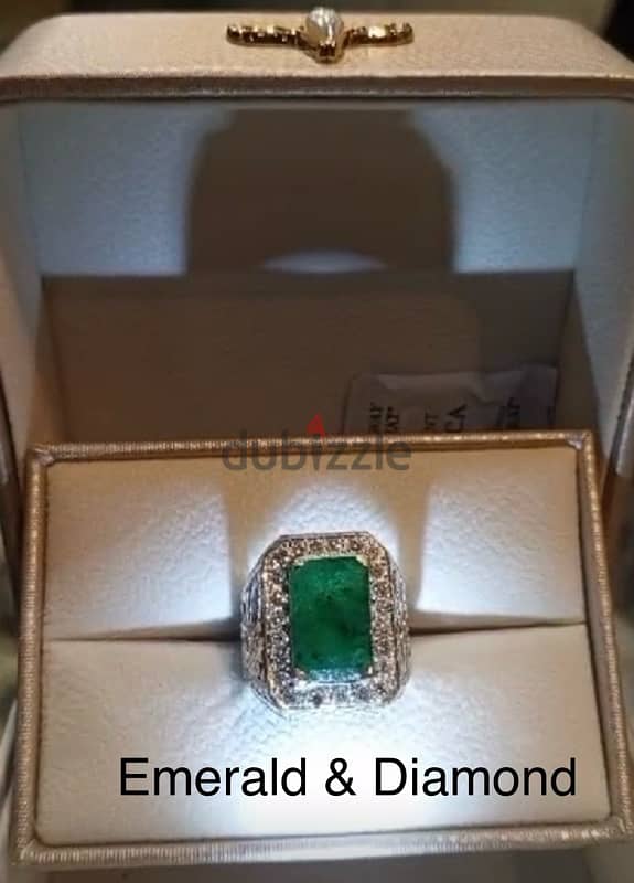 Natural Diamond & Emerald 2