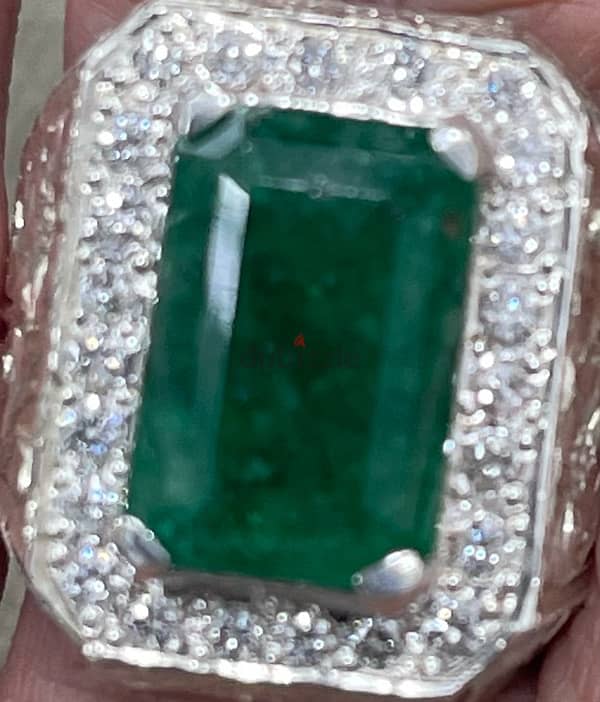 Natural Diamond & Emerald 4