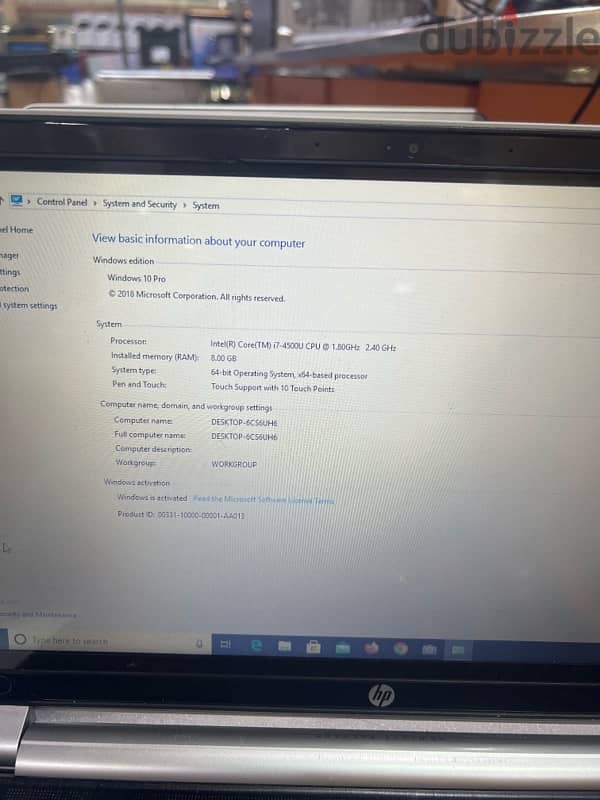 hp used laptop 1