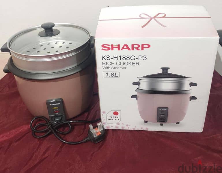 Sharp Rice cooker with steamer 1