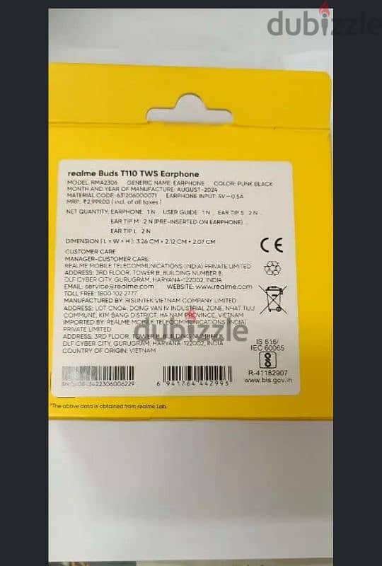 realme buds T110 new 2