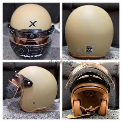 Open Face Retro Helmet