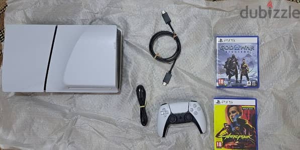 PS5 slim disc edition like brand new with  warranty