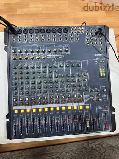 yamaha 16 channel mixing console mg166cx