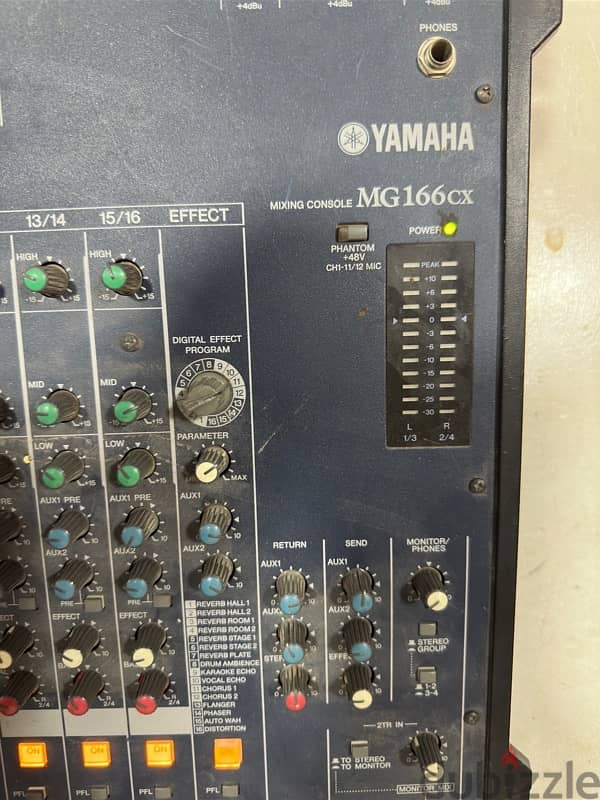 yamaha 16 channel mixing console mg166cx 1