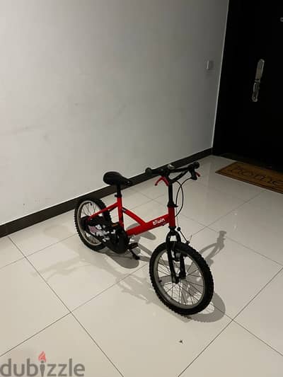 16” BTwin kids bike, red