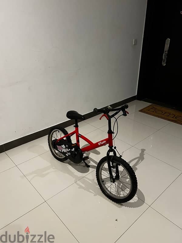 16” BTwin kids bike, red 0