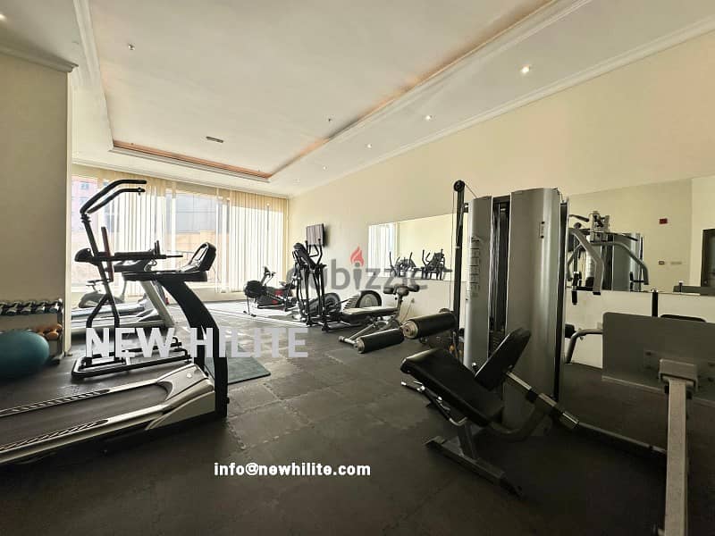 Three bedroom sea view apartment for rent in Salmiya 10