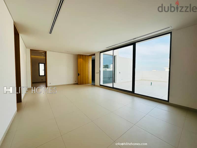 THREE BEDROOM ROOF TOP FLOOR FOR RENT IN AL MASSAYEL 2