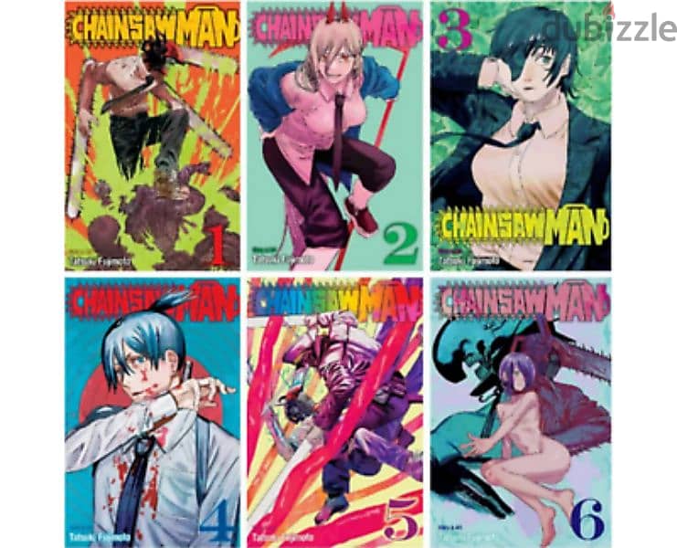 chainsaw man manga volumes 1 to 6 0