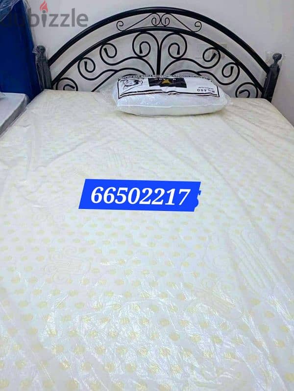 Brand new medicated mattress and bed frame pillows for sale with deliv 3