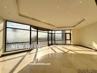 Three bedroom sea view apartment for rent in Salmiya