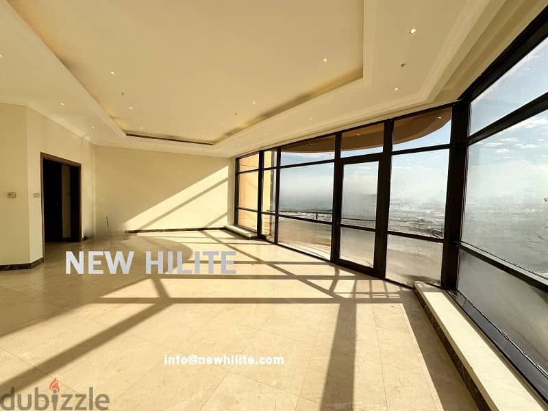 Three bedroom sea view apartment for rent in Salmiya 3