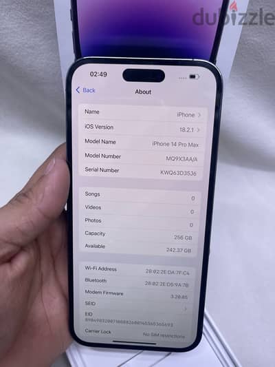 iPhone 14 Pro Max 256 gb