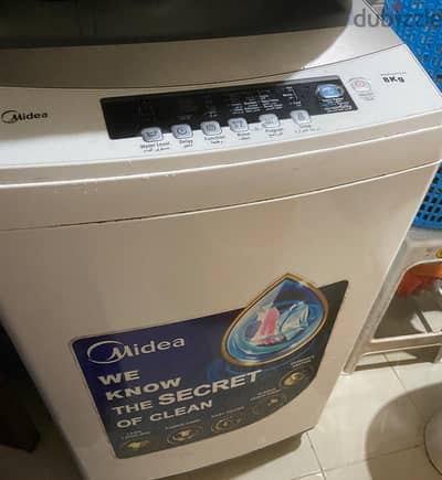 TOP LOAD MIDEA WASHING MACHINE 8KG(NOT WORKING)