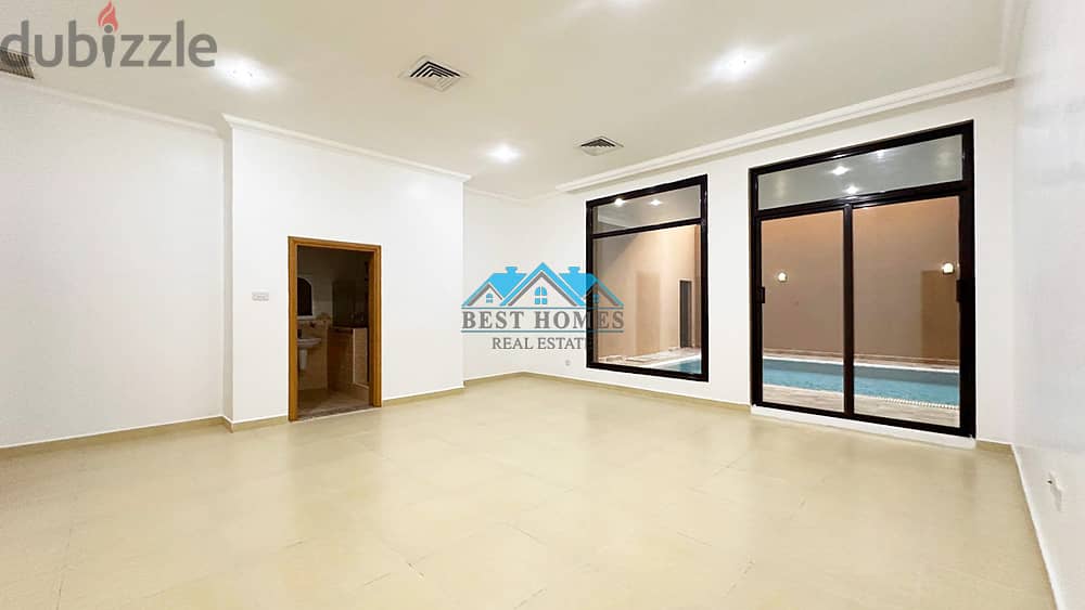 4 Bedrooms Basement Floor in Abu Fatira 2