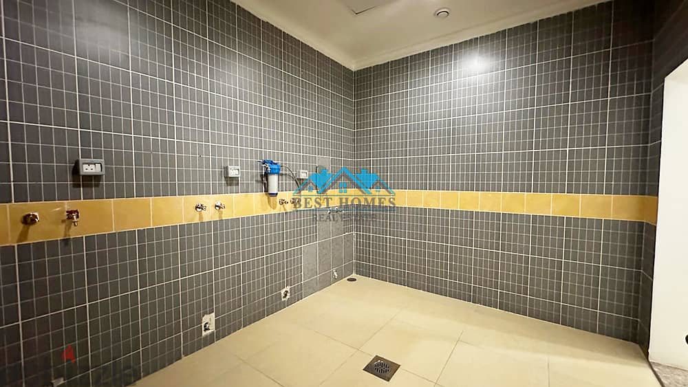 4 Bedrooms Basement Floor in Abu Fatira 7