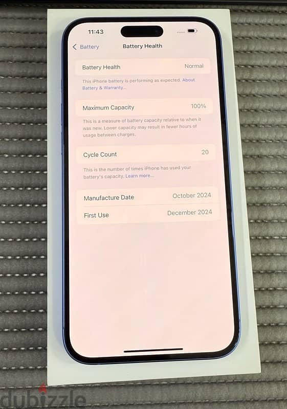 iPhone 16 Plus 5G 256 GB Blue 1 Month Used Only! 7