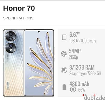 honor 70 good condition