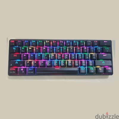 RGB Wireless,Bluetooth/USB dual type Mini Mechanical Keyboard