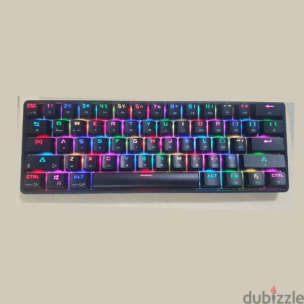 RGB Wireless,Bluetooth/USB dual type Mini Mechanical Keyboard 0