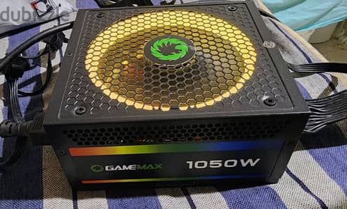 GameMax RGB power supply 1050wat 80plus gol