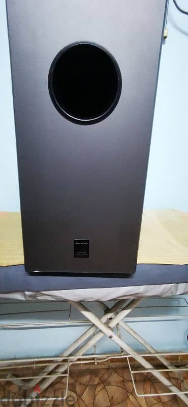 onkyo power  subwoofer 8inch