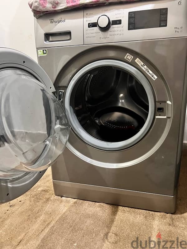 i am salling washing machine whirlpool 11+7kg with dryer 0