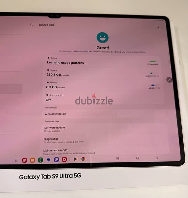 Samsung Galaxy TAB S9 Ultra 256GB 12GB RAM 5G 14.6-inch Beige Used! 7