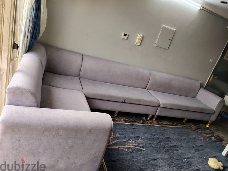 Big L shape sofa for sell 1