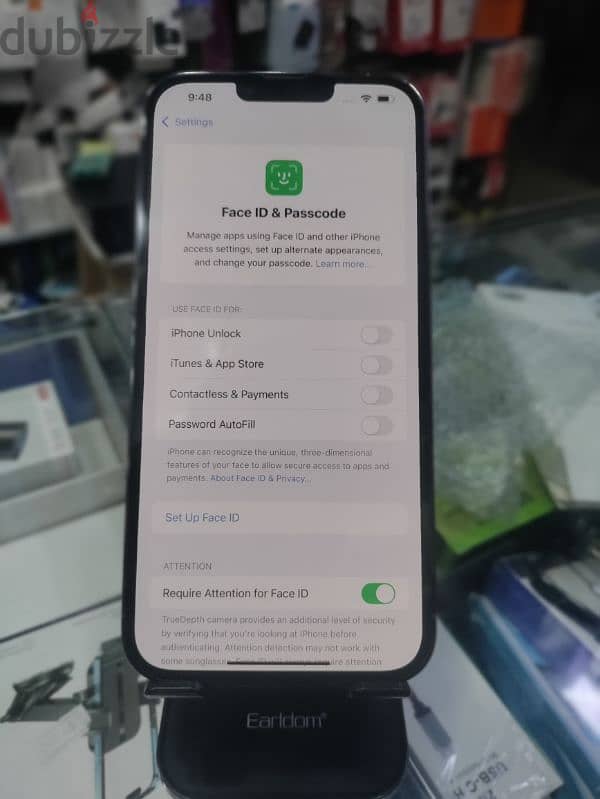 iPhone 13 pro max 83 battery 256 storage face id working and not opene 2