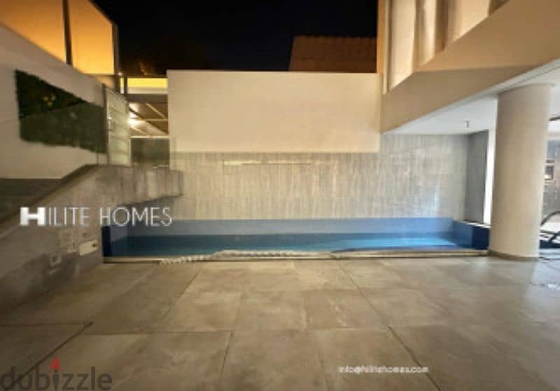 Four Master Bedroom Modern Duplex with private pool for rent in Salwa. 2