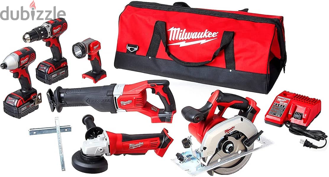 Milwaukee M18 Cordless 6-Tool Combo Kit WhatsApp : +16266453424 1