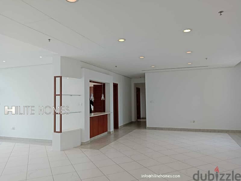 Three bedroom seaview apartment with balcony for rent in Mangaf 3