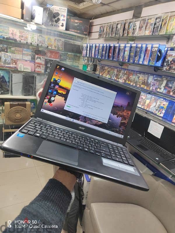 Acer aspir E1 572 core i5 5 generation Ram 8 Hard 750 أيسر جيل خامس 4