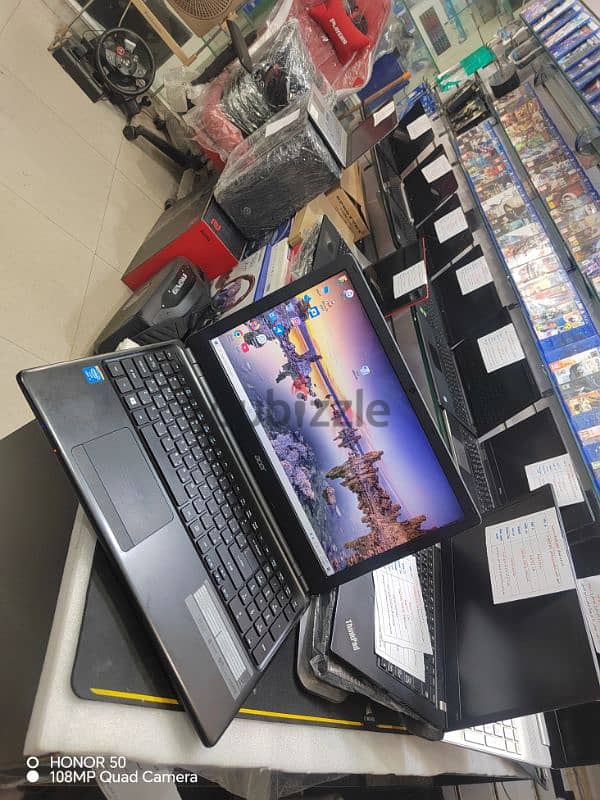 Acer aspir E1 572 core i5 5 generation Ram 8 Hard 750 أيسر جيل خامس 5