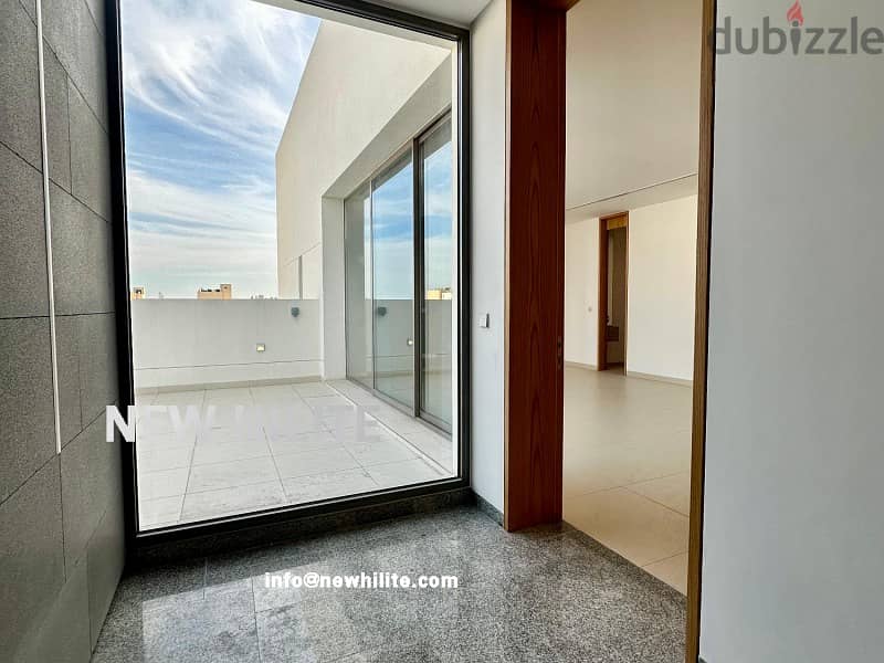 MODERN THREE BEDROOM ROOF TOP FLOOR FOR RENT IN AL MASSAYEL 3