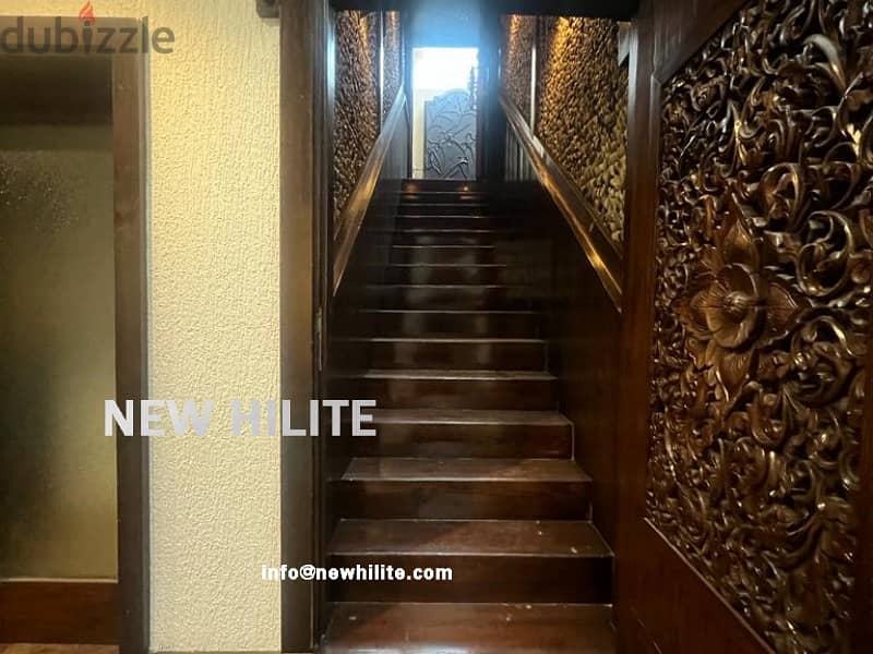 Three Bedroom apartment with private pool for rent in Salwa 7