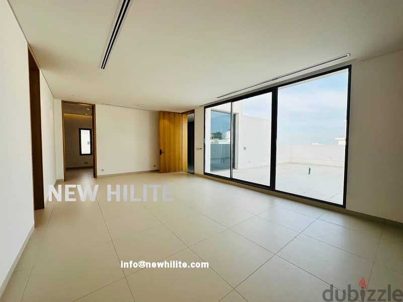 MODERN THREE BEDROOM ROOF TOP FLOOR FOR RENT IN AL MASSAYEL 0