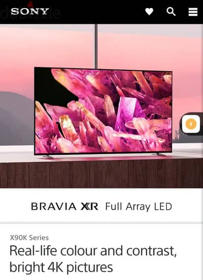 Sony 55x90k inch 4k HDR smart tv