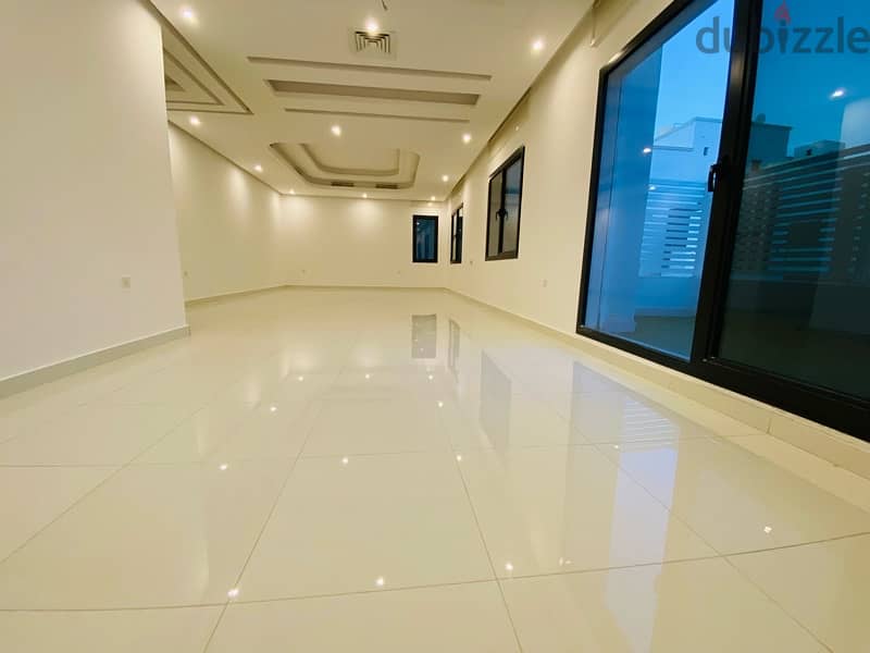 3-master bedrooms full floor w/balcony and rooftop in abu fatira 0