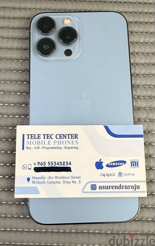 iPhone 13 Pro Max 256 GB Blue Used! 1