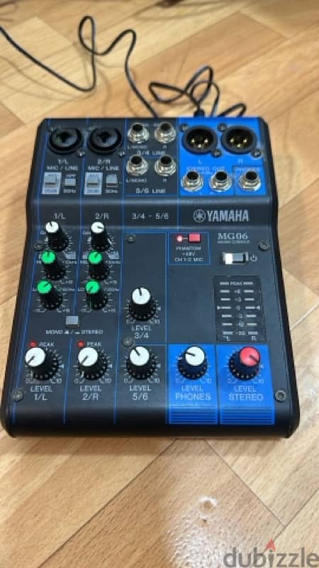 yamaha mixer 6 channel mg06 1