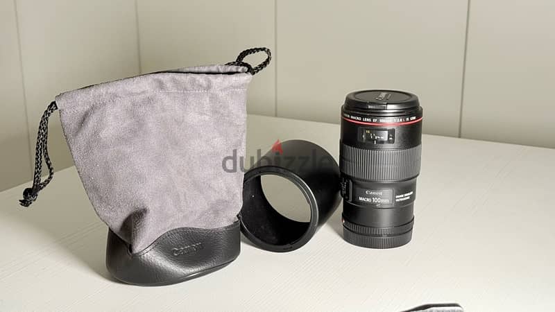 Canon EF 100mm 2.8 macro عدسة كانون 0