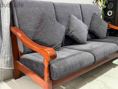 Set of 4 Sofas with Cushions