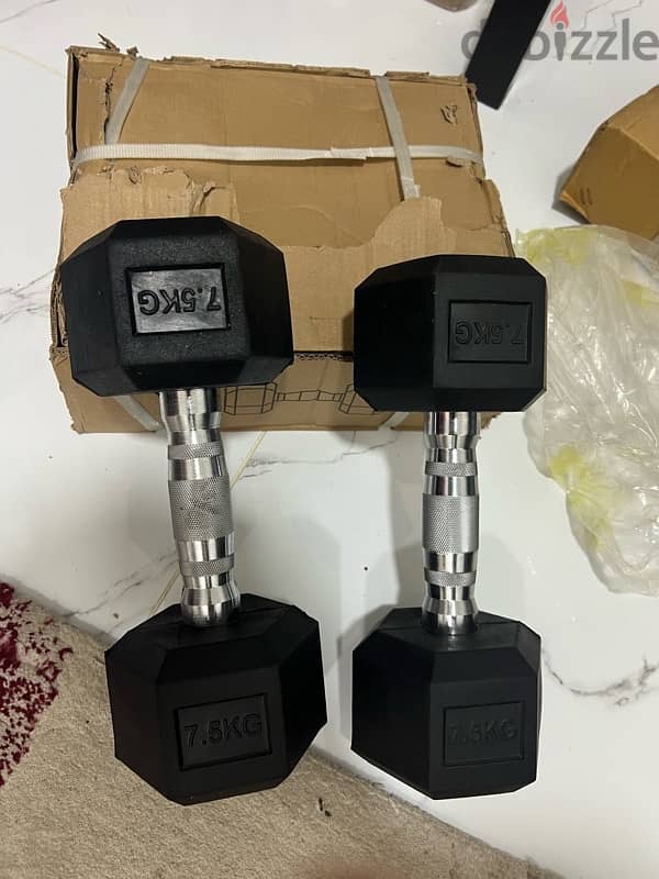 new dumbbell set with best price best quality all weight available 16